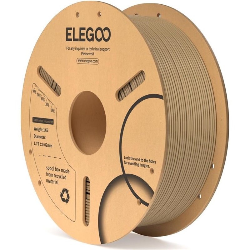 Tlačová struna (filament) Elegoo PLA 1,75mm hnedý