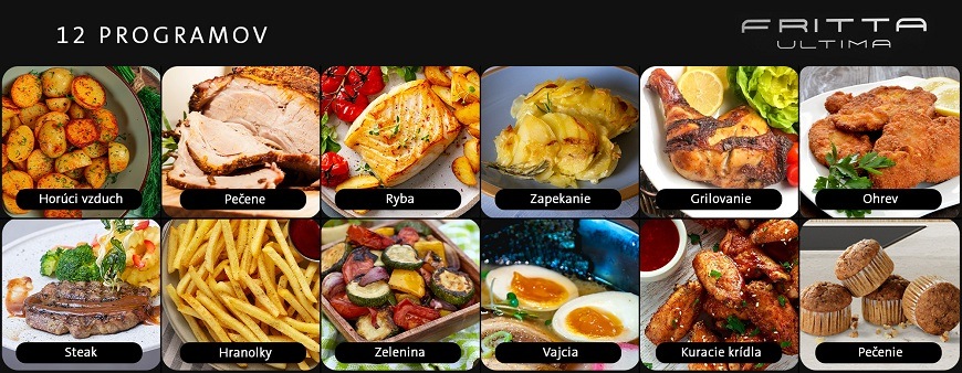 Fritéza ETA Fritta Ultima s vysunutou nádobou s upečeným kuraťom, pohľad zboku