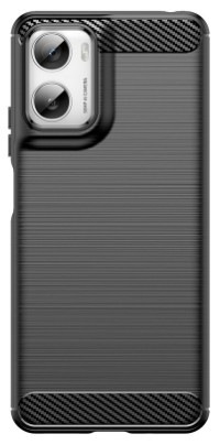 Kryt na mobil WG Carbon na Motorola G06/G06 Power 4G v čiernej farbe