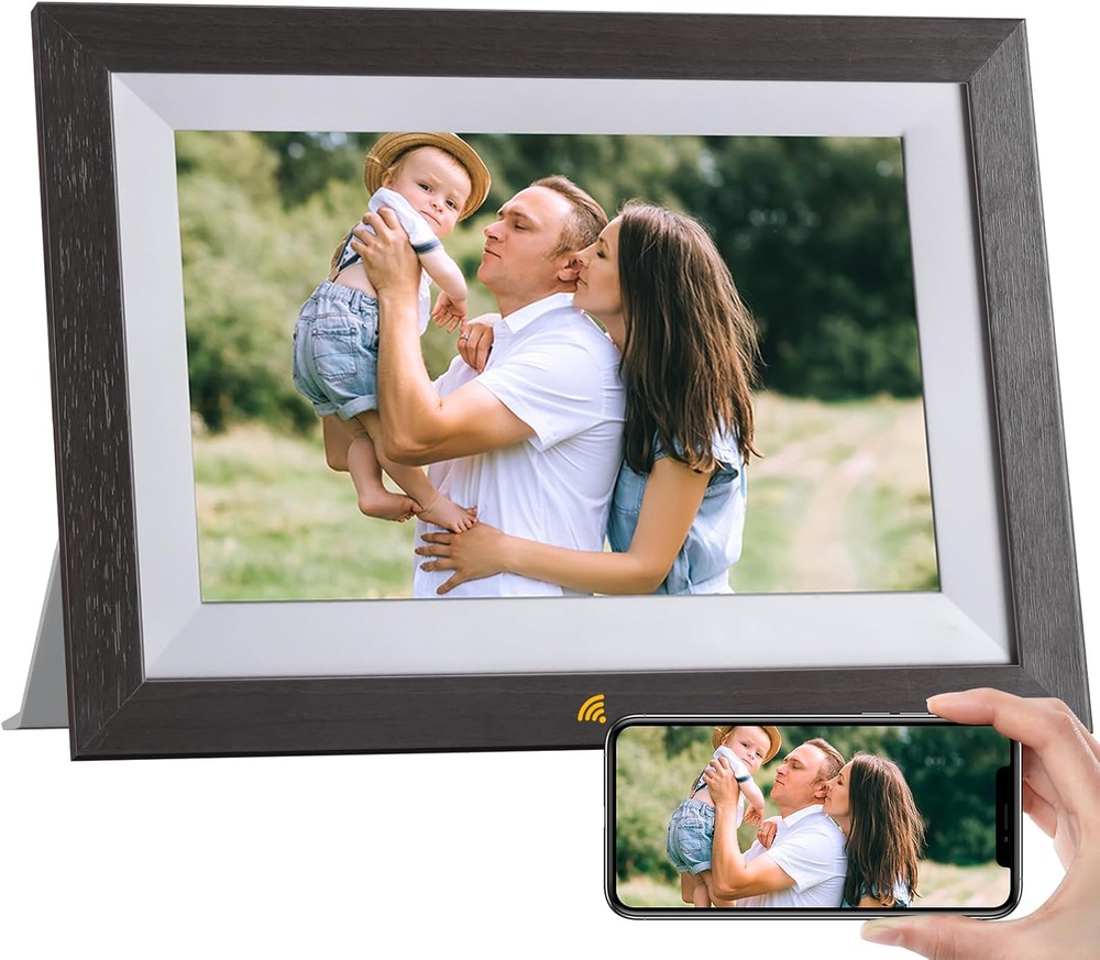 Fotorámik digitálny Kodak RCF-1012W disponuje Wi-Fi pripojením pre zdieľanie medzi ostatnými elektronickými zariadeniami