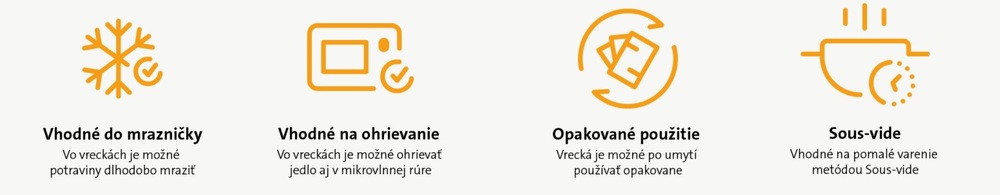 Vákuovačka ETA Aspira Pro pri odsávaní vzduchu z vrecka s čerstvou baby mrkvou. Na digitálnom displeji svieti odpočet času. Detailný pohľad na proces vákuovania zeleniny, ktorý predlžuje jej čerstvosť a uchováva farbu aj vitamíny
