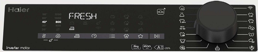 ovládací panel práčky haier THASN266TM8-S