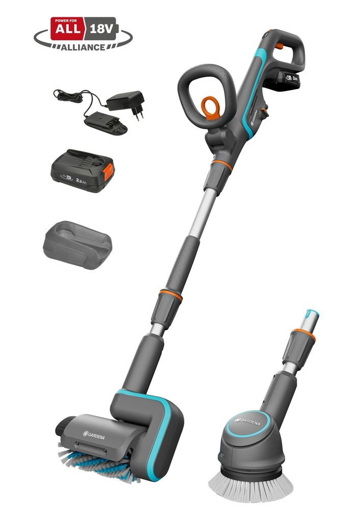 Čistič Gardena AquaBrush Universal 04/18V P4A (s batériou)