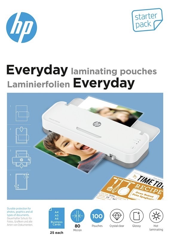 Laminovacia fólia HP s hrúbkou 80 mikrónov, 100 ks v balení