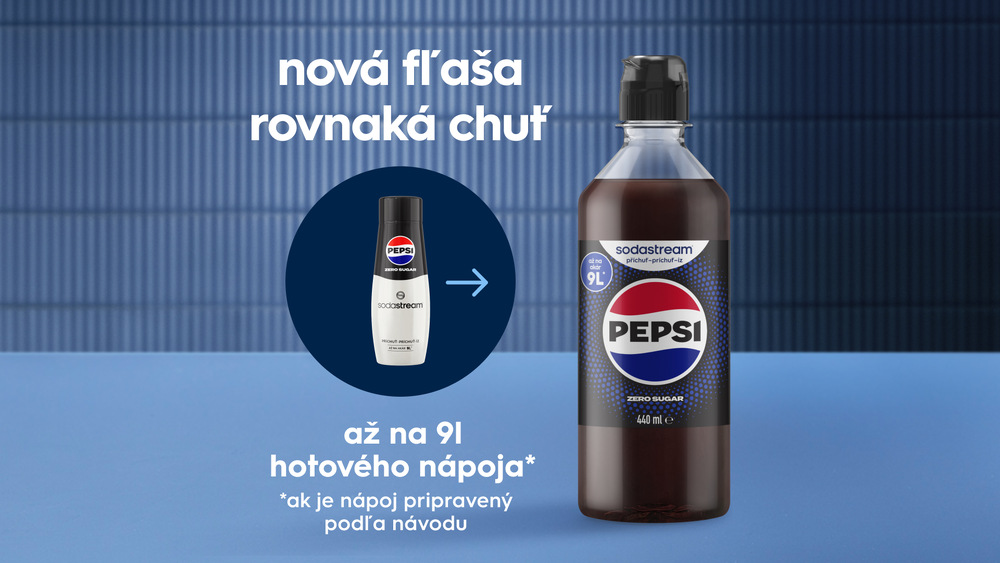 Nový a lepší vzhled Sodastream