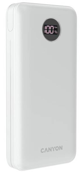 Powerbank Canyon PB-2002W, 20 000 mAh biely