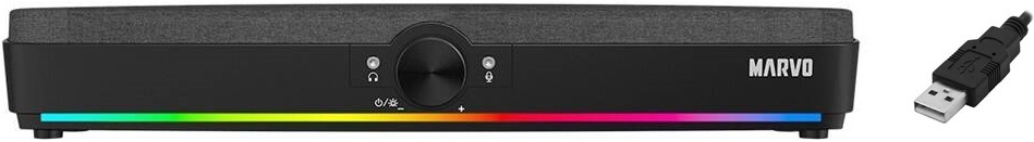 Reproduktory Marvo SG-286, 2.0, soundbar čierne Marvo SG-286