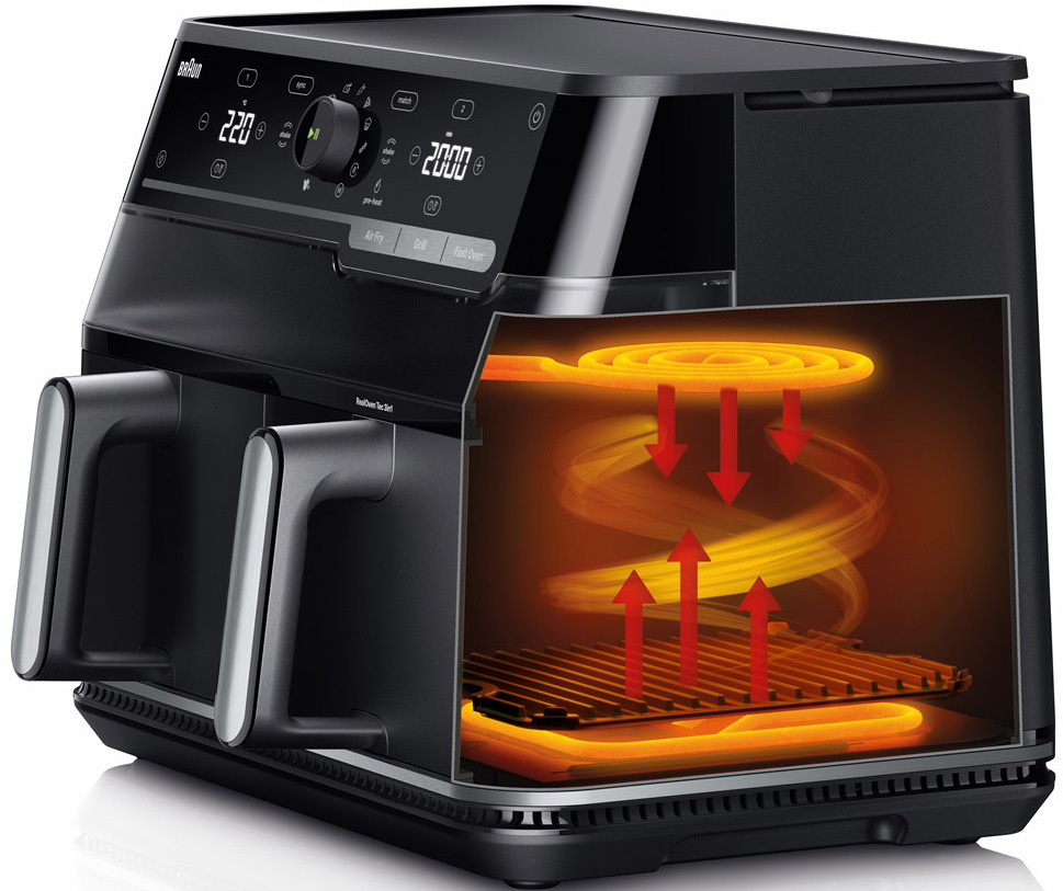 Fritéza teplovzdušná Braun TD5073 TwinCook 5″ width=