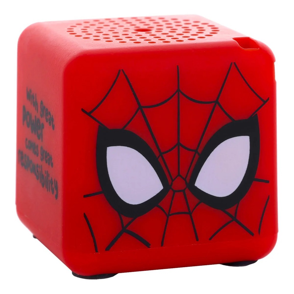 Prenosný reproduktor Bitty Boomers Bitty Box Marvel Spiderman červený