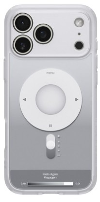 Kryt na mobil Spigen Ultra Hybrid MagSafe na Apple iPhone 17 Pro v striebornej farbe