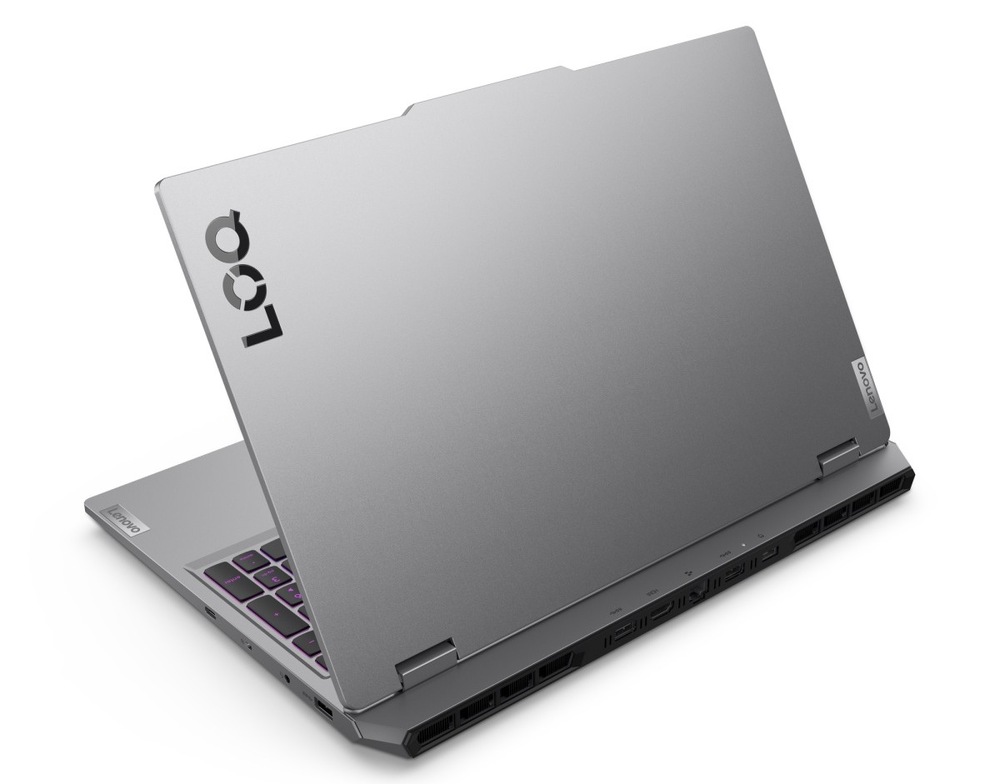 Pootvorený notebook Lenovo LOQ 15AHP10 zozadu