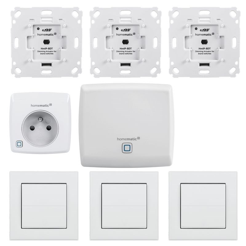 Kompletný set Homematic IP osvetlenie a stmievanie