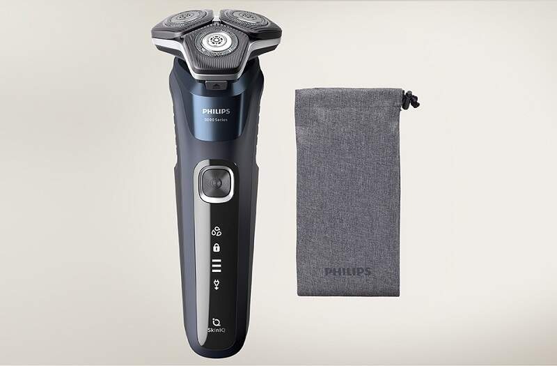 Holiaci strojček Philips Series 5000 S5885/10 čierny/modrý
