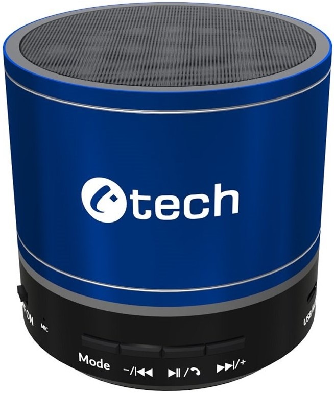 Prenosný reproduktor C-TECH SPK-08, modrý