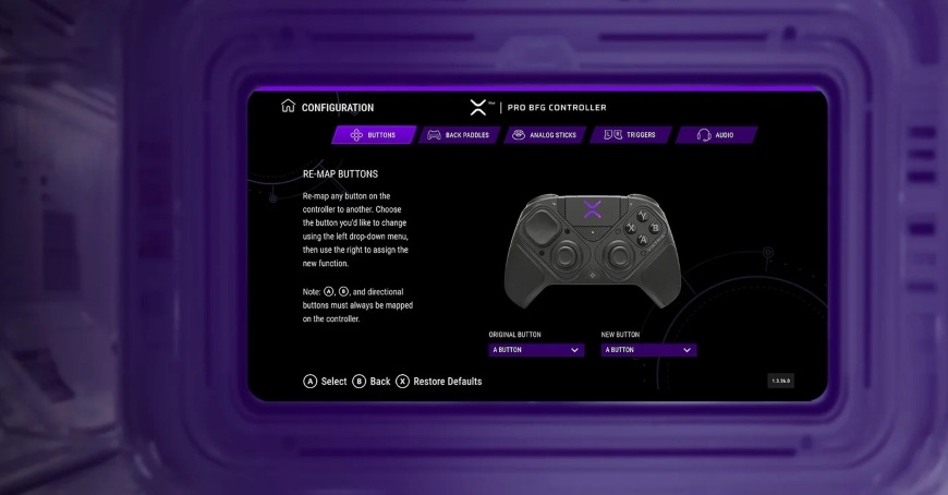 Gamepad Turtle Beach Victrix Pro BFG Reloaded - PC sivý Turtle Beach Victrix Pre BFG Reloaded, sivá
