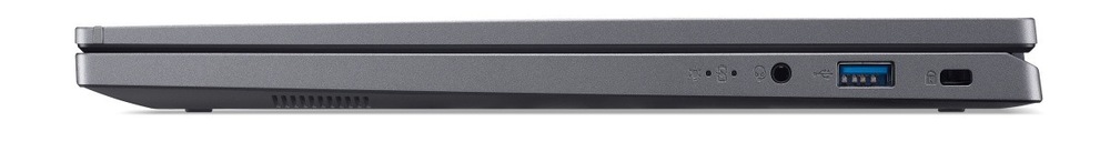 Notebook Acer Aspire 14 (A14-51M-33LA) sivý Profil zatvoreného notebooku Acer Aspire 14 (A14-51M-33LA)