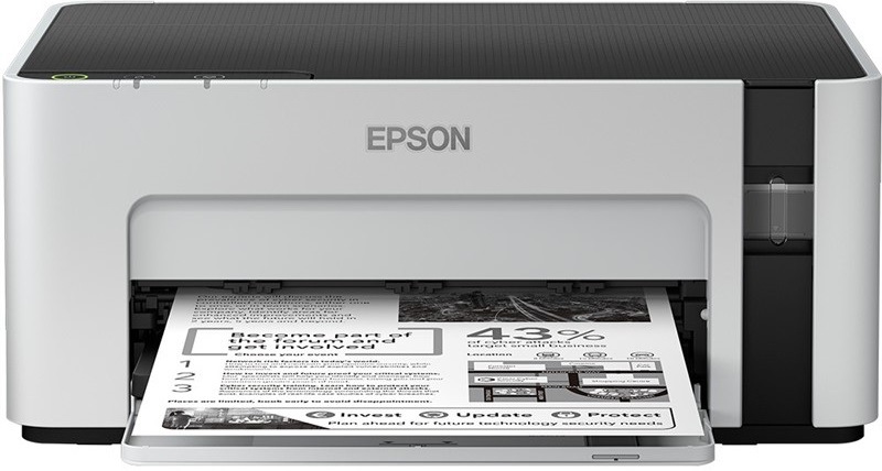 Tlačiareň atramentová Epson EcoTank M1120 čierna/biela Epson EcoTank M1120, šedá/černá