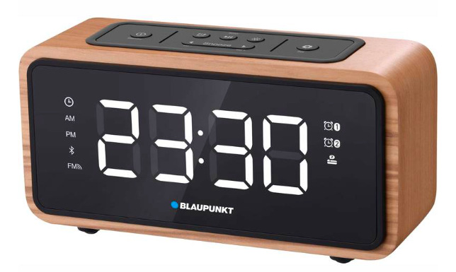 Rádiobudík Blaupunkt CR65BT drevený Rádiobudík Blaupunkt CR65BT, svetlé drevo
