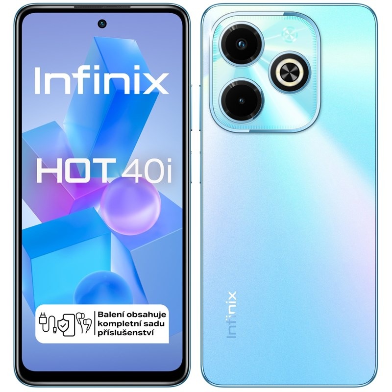 Mobilný telefón Infinix Hot 40i 4 GB / 128 GB modrý