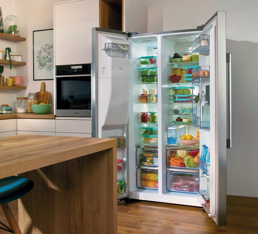 Americká chladnička Gorenje Superior NRR9185ESXL1 nerez Americká chladnička Gorenje NRR9185ESXL1, nerezová, ExtraSpace