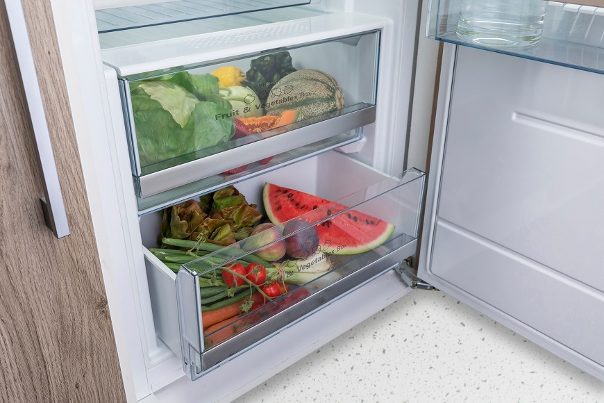 Chladnička Hisense RL415N4AWC, biela, Fresh Crisper zóna pre dlhšie čerstvé ovocie aj zeleninu