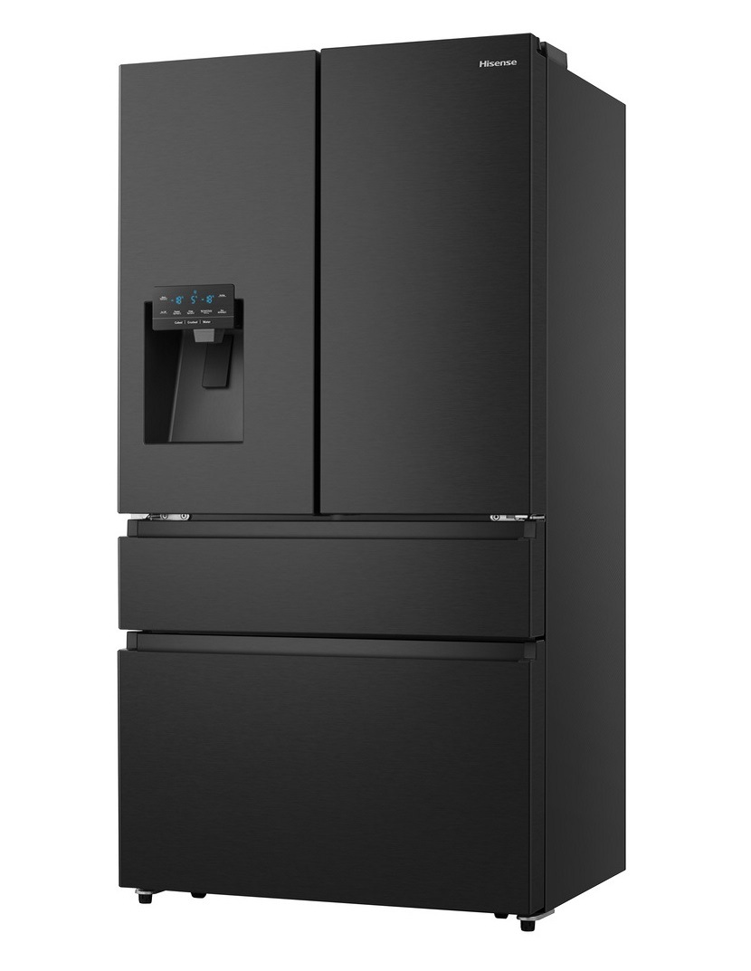 Americká chladnička Hisense RF728N4SBFE, čierna