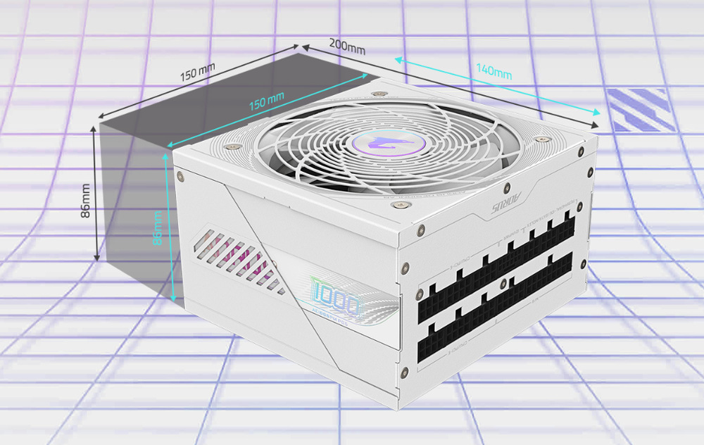 Zdroj GIGABYTE AORUS ELITE P850W - 850W 80PLUS Platinum biely Zdroj GIGABYTE AORUS ELITE P850W - 850W 80PLUS Platinum biely