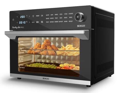 Fritéza teplovzdušná SOGO SS-10495 čierny Fritéza teplovzdušná SOGO SS-10495 čierny