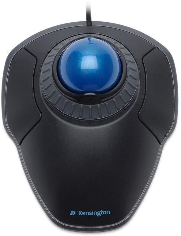 Trackball KENSINGTON Trackball Orbit Scroll Ring optická/-čierna/modrá
