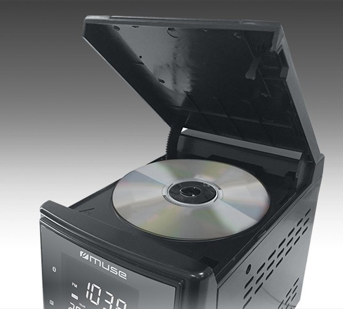 Mikro HiFi systém MUSE M-38BT čierny/sivý