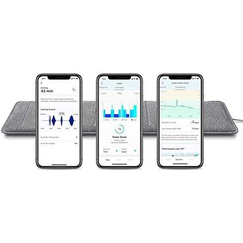 Monitor spánku Withings Sleep (WSM02-Analyzer-All-EU/UK) sivý
