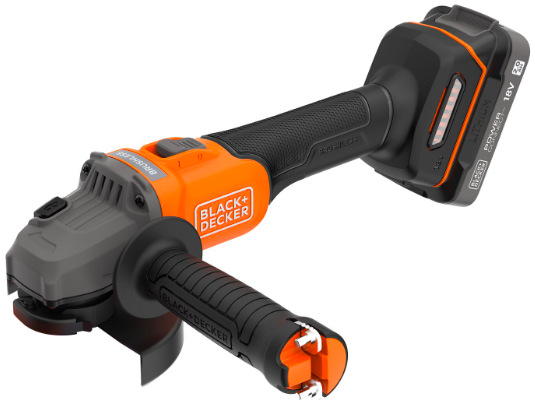 Uhlová brúska Black-Decker BCG6L8D2S-QW (s batériou)