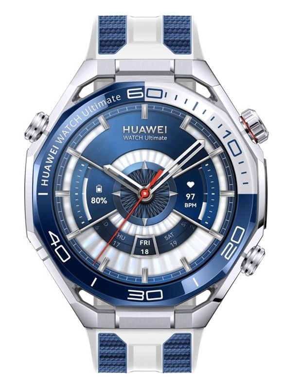 Inteligentné hodinky Huawei Watch Ultimate 2 NFC biele/modré