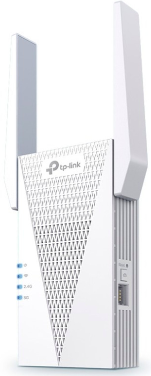 Wi-Fi extender TP-Link RE715X Wi-Fi 6 AX3000 pre rozšírenie bezdrôtovej siete, biely