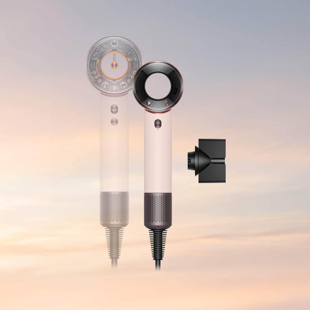 Fén Dyson Supersonic Travel HD19 rose gold/ceramic pink K dispozícii máte dve úrovne rýchlosti a tri teplotné režimy.