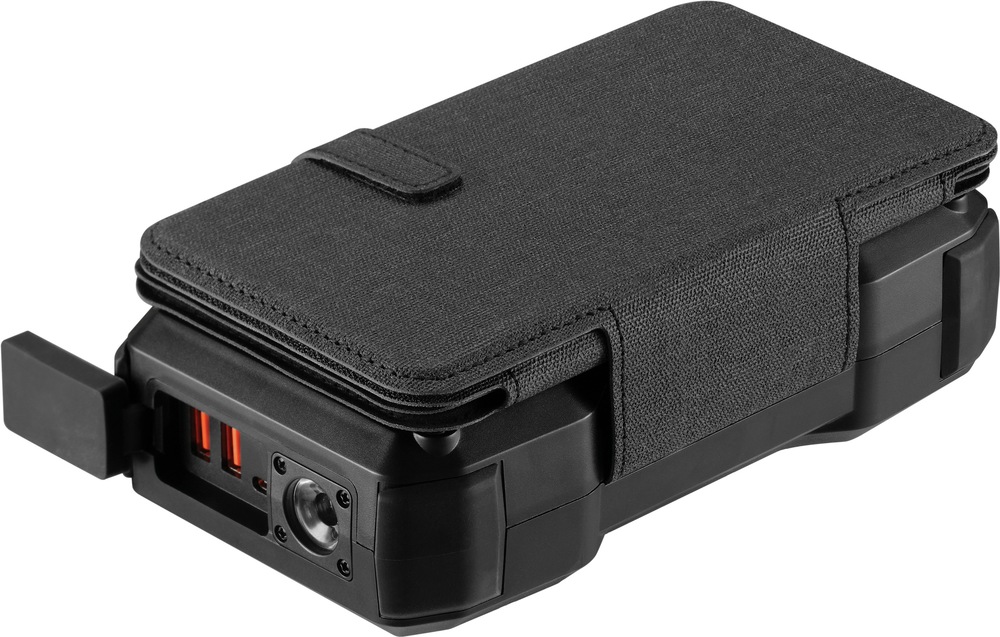 Powerbank Sandberg Solar 5-Panel 27000 mAh čierny Powerbanka Sandberg Solar s krytom konektorov a svietidlom