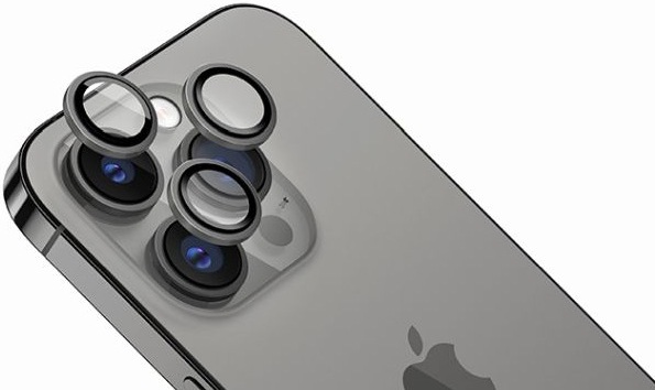 FIXED Camera Glass Apple iPhone 15 Pro/15 Pro Max, sivá