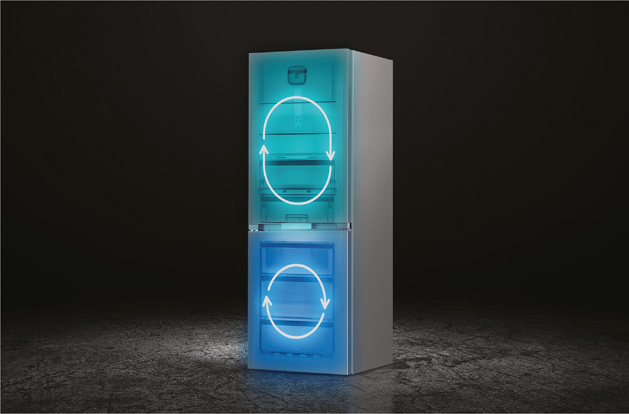 Americká chladnička Whirlpool WHG2 6592 X4E nerez Chladnička americká Whirlpool WHG2 6592 X4E, NoFrost, dual cooling