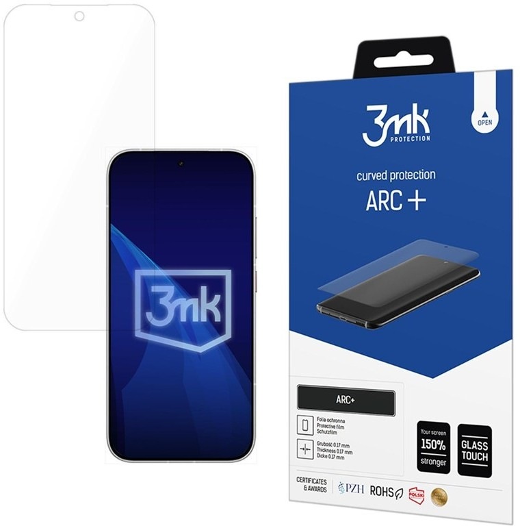 Hybridné ochranné sklo 3mk ARC+ na Poco X8 Pro Max v priehľadnom dizajne