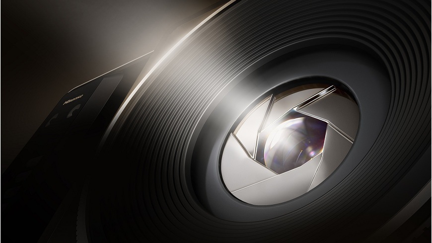 detail čočky Laser TV Hisense XR10