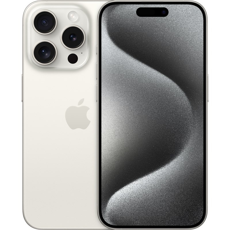 Mobilný telefón Apple iPhone 15 Pro 1TB biely titán