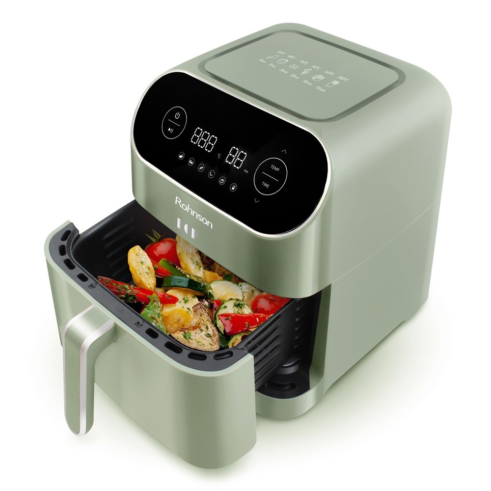 Fritéza teplovzdušná Rohnson R-2859G Green, 7 l