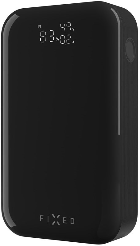 Powerbank FIXED Zen 10 Pro, 10 000 mAh, 30 W, LCD displej - čierna
