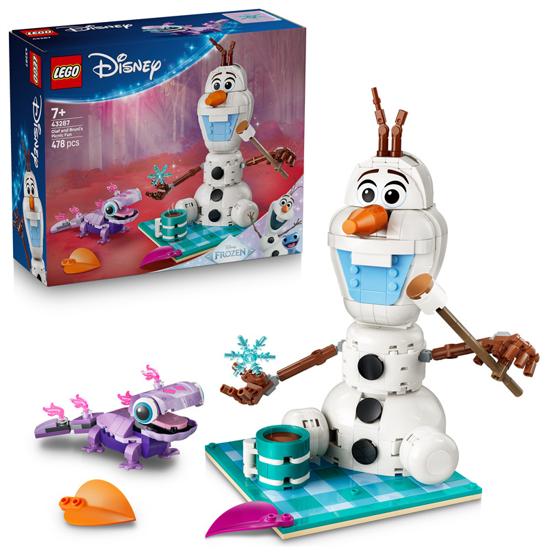 Stavebnice LEGO® │ Disney Ľadové kráľovstvo 43287 Olaf a Bruni na zábavnom pikniku