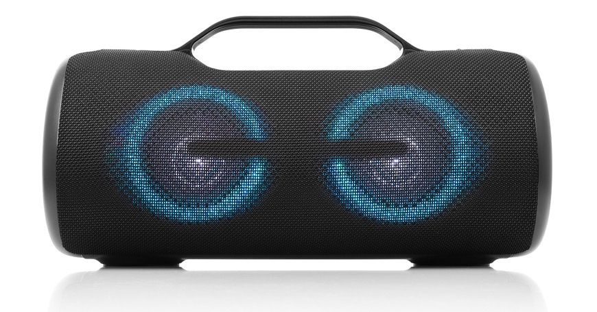 Prenosný reproduktor JVC XS-E643 čierny Prenosný reproduktor JVC XS-E643B, svetelné efekty