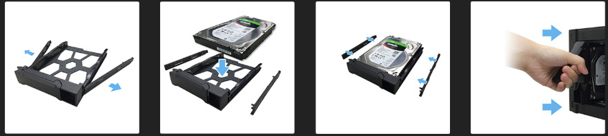 Sieťové úložisko Asustor Drivestor 4 Pro Gen2 čierne Sieťové úložisko Asustor Drivestor 4 Pro Gen2 čierne