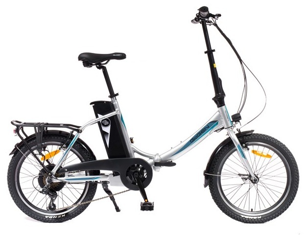 Elektrobicykel GoGEN Lumion 2026 strieborná/tyrkysová