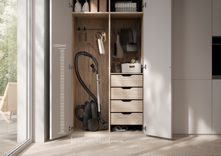 Podlahový vysávač Electrolux 600 EB61H6SW Electrolux 600 Hygienic EB61H6SW vreckový vysávač