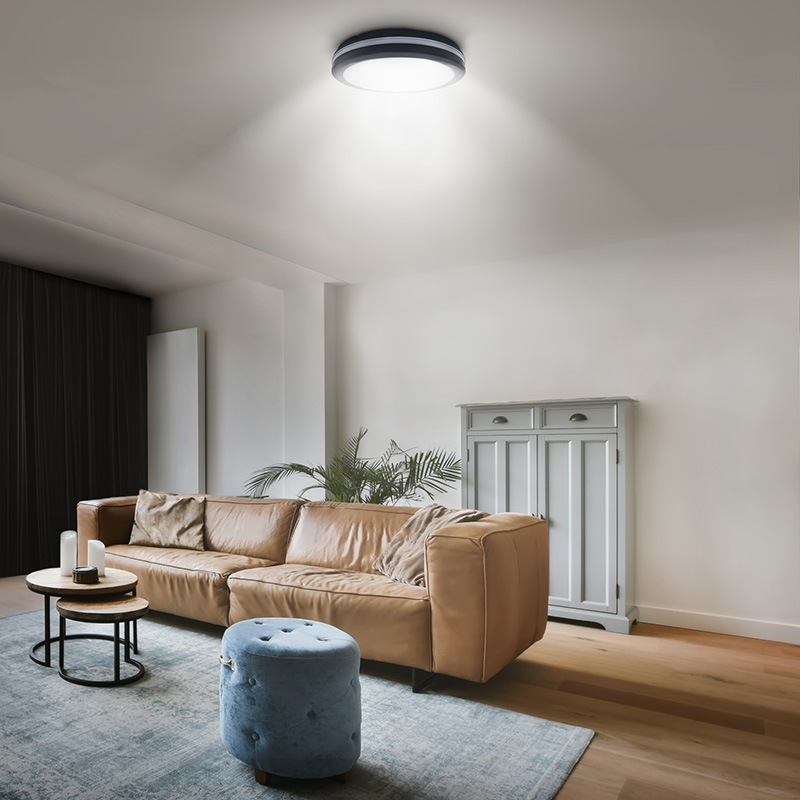 LED stropné svietidlo Solight 26W, 2210lm, IP65, 30cm, teplá/neutrálna/studená biela čierne LED stropné svietidlo Solight 26W, 2210lm, IP65, 30cm, teplá/neutrálna/studená biela čierne