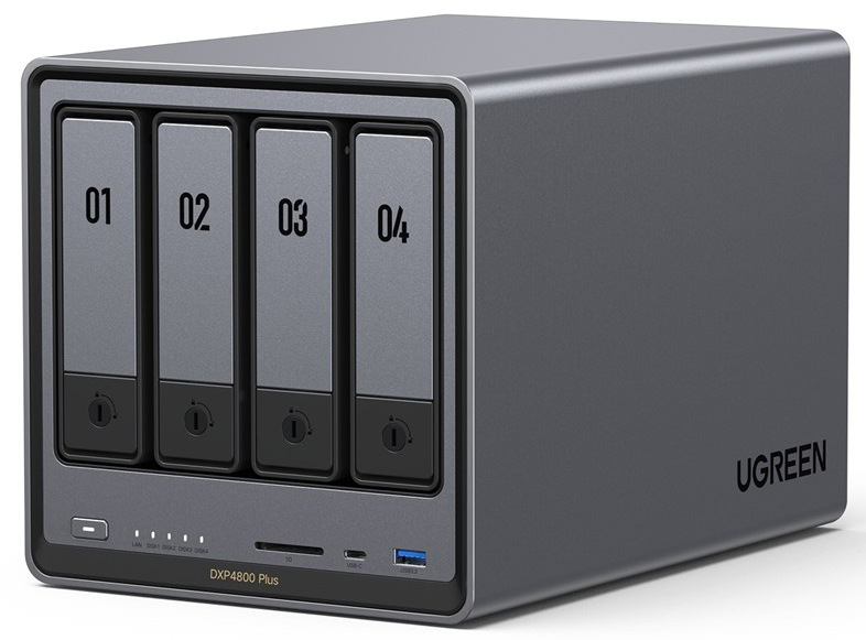 Sieťové úložisko UGREEN NASync DXP4800 Plus sivé